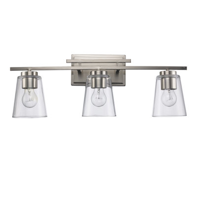 Bostrom 24.25" W 3-Light Dimmable Vanity Light