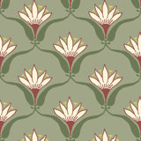 Shanghai Wallflower 10' L x 25" W Wallpaper Tile