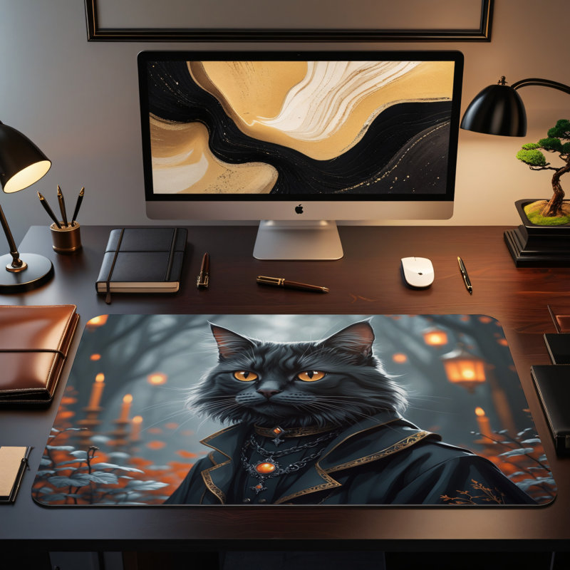 Polyester Desk Pad, 31.5x15.5