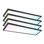 Luminaire plafonnier 4Pack 1X4 à DEL, 50 W, 5 500 Lm, montage en surface, 3 000 K / 4 000 K / 5 000 K, gradateur Triac pour la maison et l'atelier
