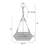 Bartels 3 - Light Dimmable Geometric Chandelier