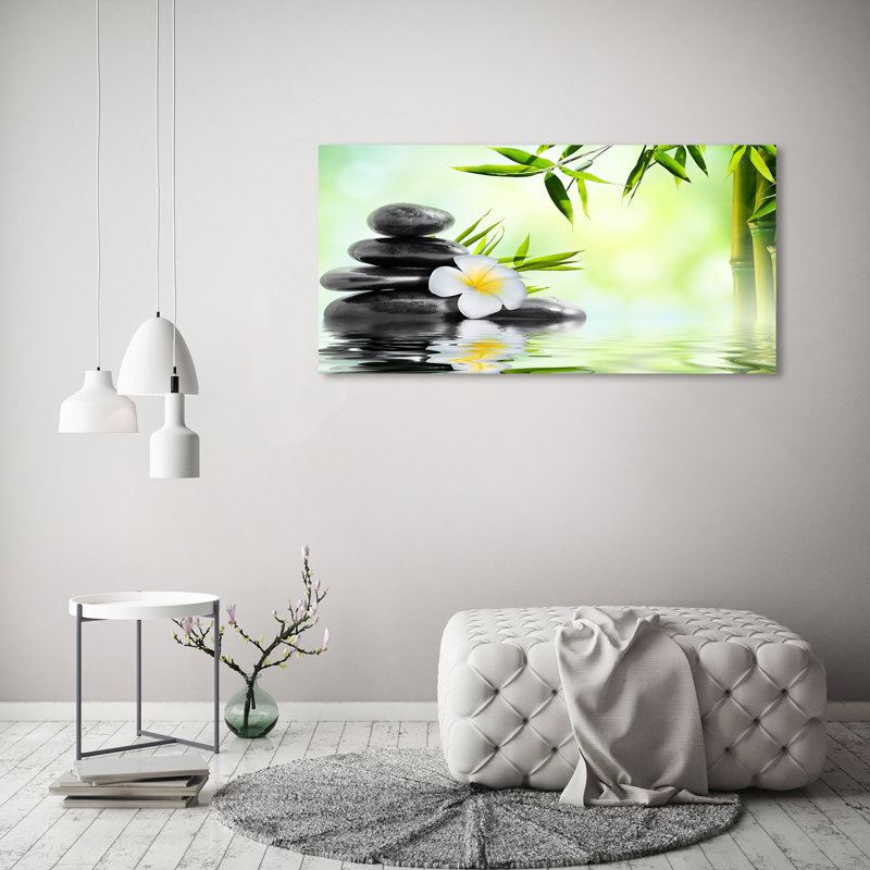 Orchid And Bamboo - Wrapped Canvas Print