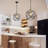 Rappaport 1 - Light Black/Gold Single Pendant