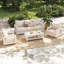Ensemble de 4 chaises d'extérieur Modern-132791644-132791645
