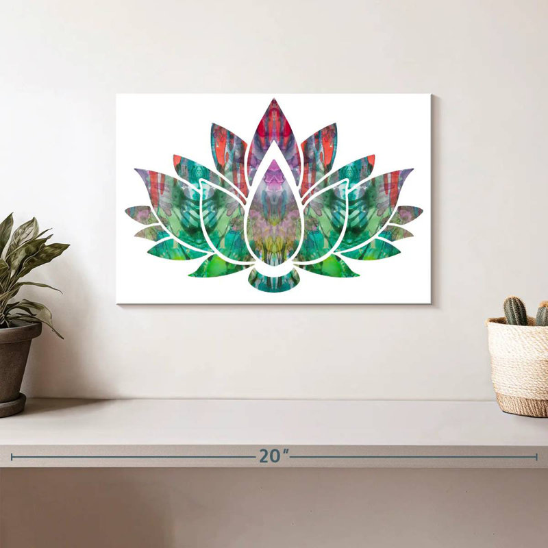 Harnek Lotus Patterns, 8" H x 12" W