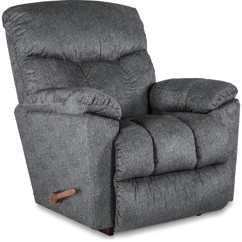 Morrison Manual Rocking Recliner, Manual, Seamount Indigo Performance Microfiber