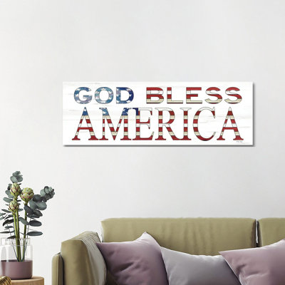 God Bless America by Cindy Jacobs - Panoramic Print on Canvas