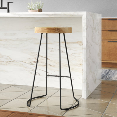 Hedden Counter Stool with Metal Frame