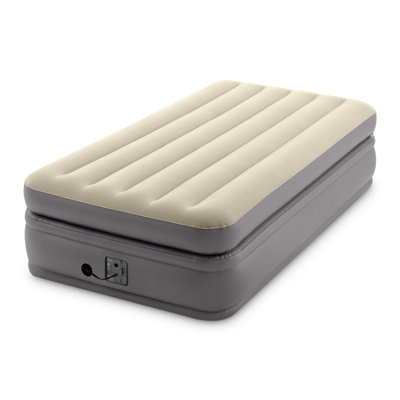 Intex Dura Beam Plus Fiber-Tech Elevated Air Mattress with Built-In Pump by Intex