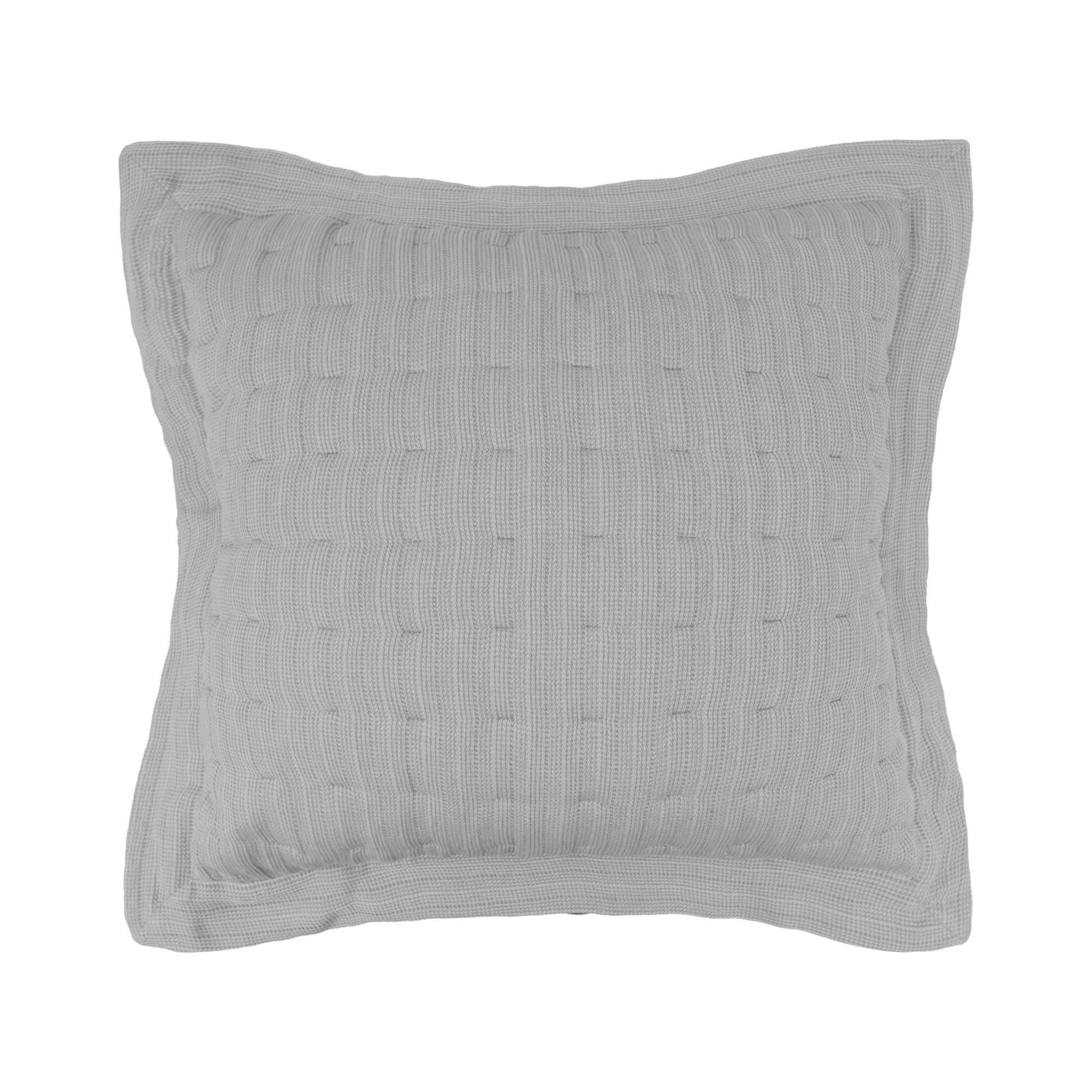 Natasha 100% Cotton Envelope Sham, Euro, Shale