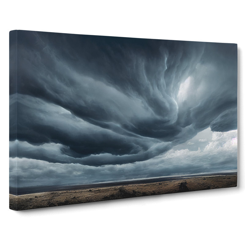 Moody Storm Clouds - Wrapped Canvas