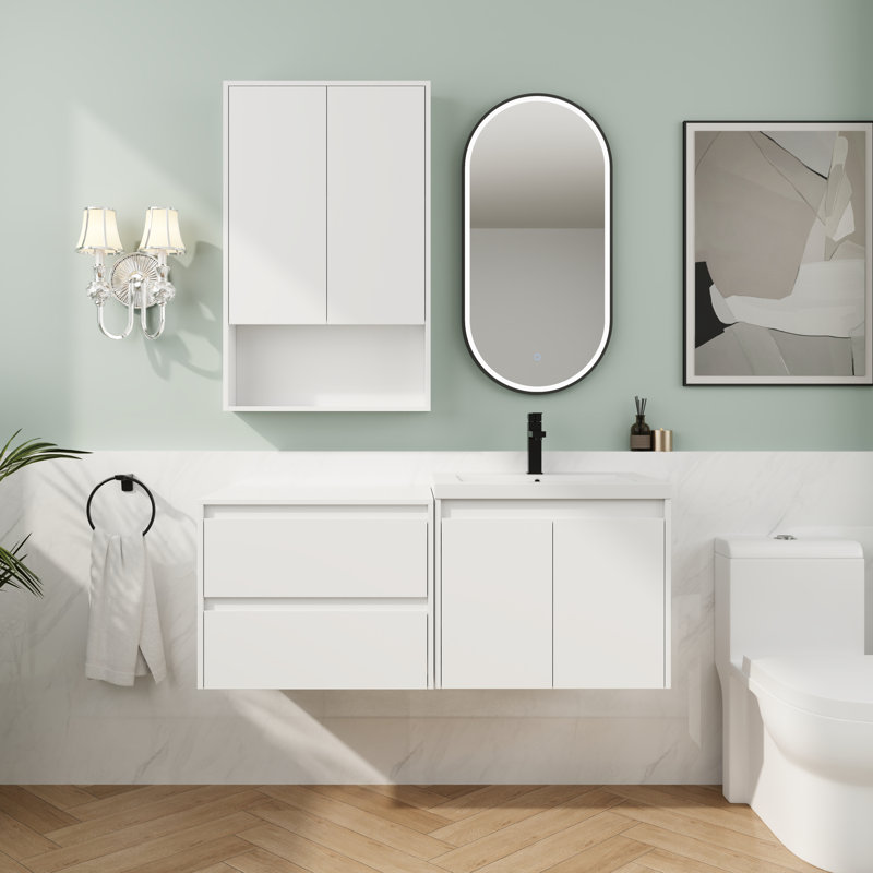 Ensemble de meuble-lavabo 48 po avec lavabo simple 48 po