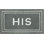 Ghofran His Bordered Polyester Machine Washable Bath Rug
