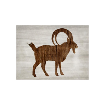 Wood Wildlife I Print by Isabella Burton