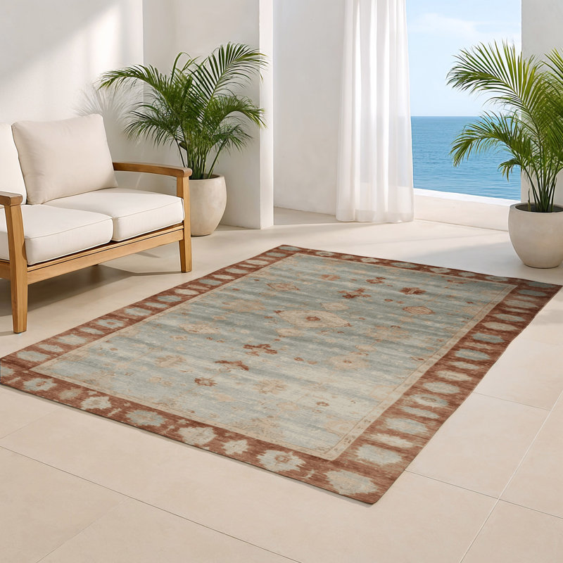 Tapis d'intérieur et d'extérieur surteint beige, Rectangulaire 2 pi x 3 pi