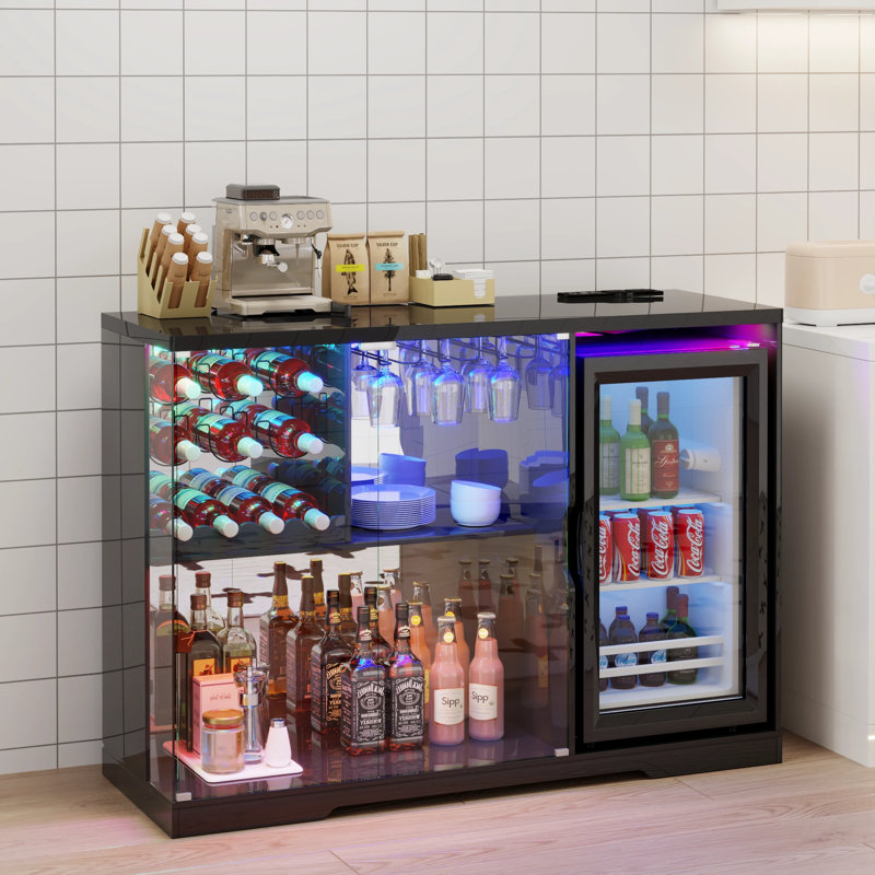 43 cm Bar Cabinet Bar Cabinet, Black