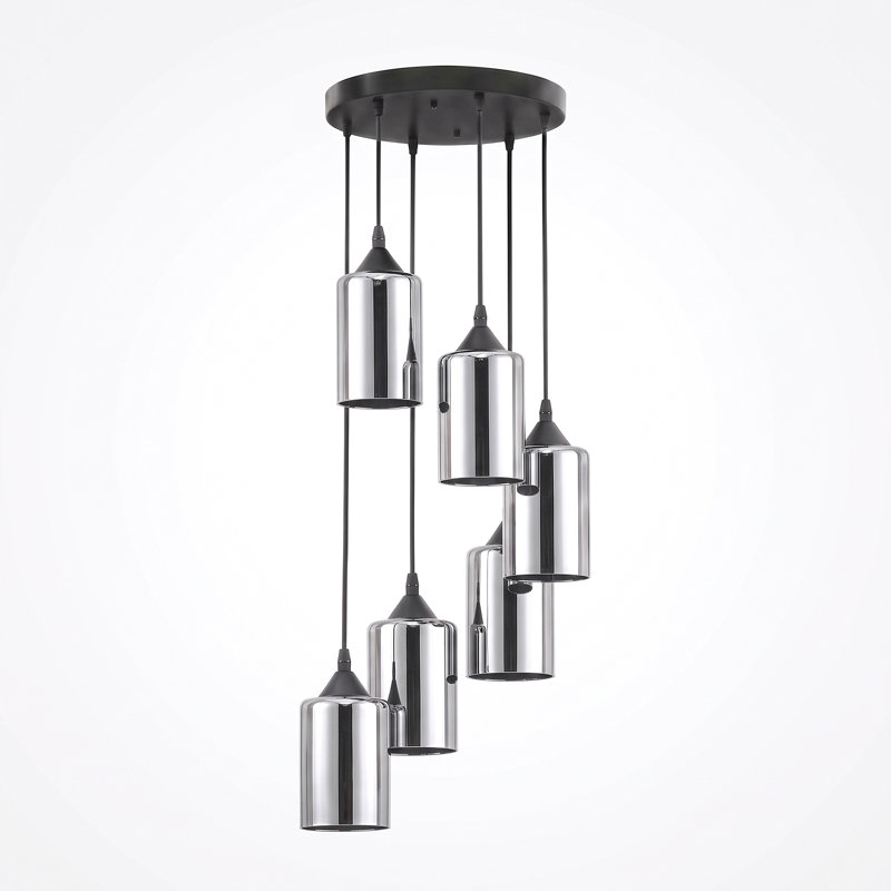 6 - Light Matte Black Pendant