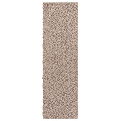 Natura Hand Woven Wool/Viscose/Cotton Rug in Taupe