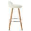 Bunker Lake Upholstered Bar Stool with Solid Wood Frame-25964826