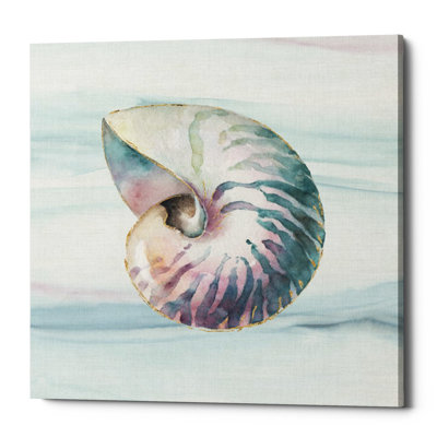 Ocean Dream VIII Framed Watercolor Painting Print on Canvas in  Ocean Dream V