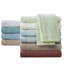 Très grand drap 4 pièces de couleur taupe - 100% ultra doux et douillet brossé des deux côtés avec des draps-housses plats 2 taies d'oreiller lavables à la machine