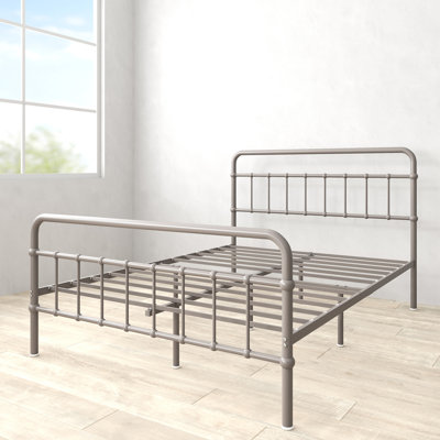 Florence 42" Modern Farmhouse Metal Platform Bed