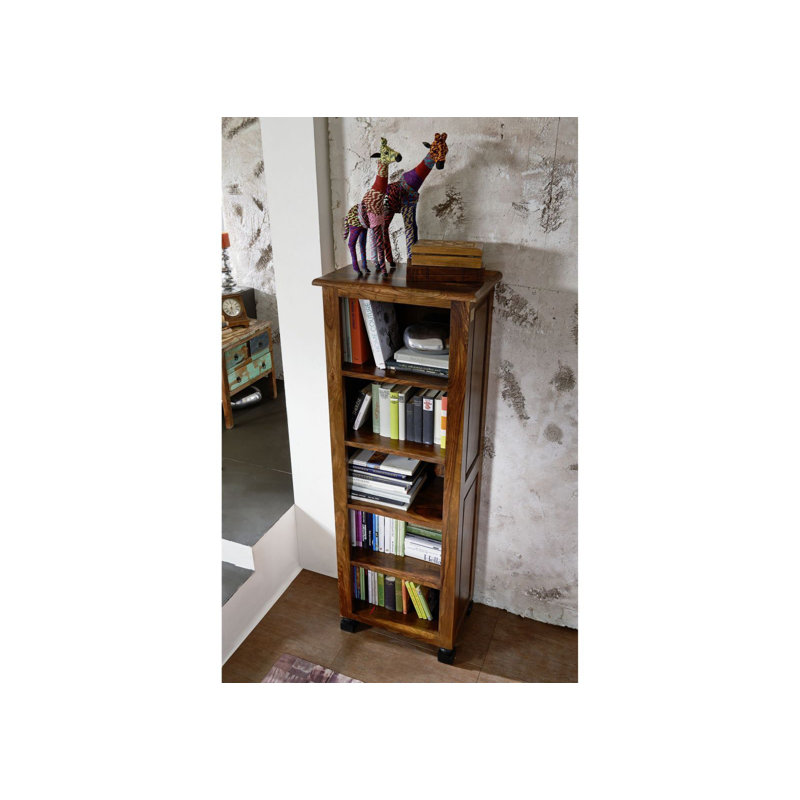 New Boston 180cm H x 65cm W Solid Wood Standard Bookcase