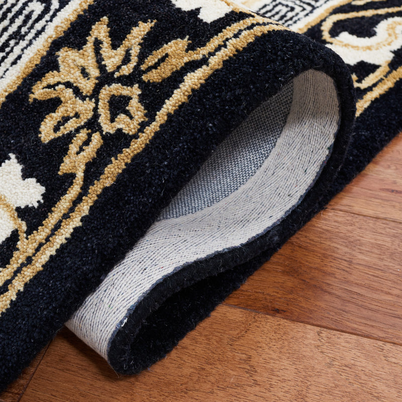 Dural Hand Tufted Wool Oriental Rug, Rectangle 5' x 8'