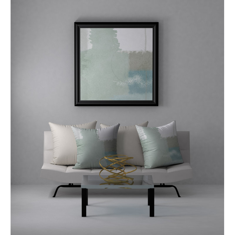 Housse de coussin décorative carrée débordant d’écrasement, 24" X 24"