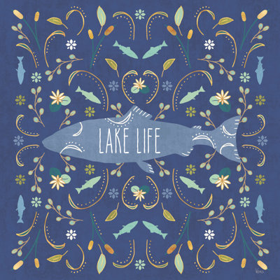 Otomi Lake V by Veronique Charron - Wrapped Canvas Print