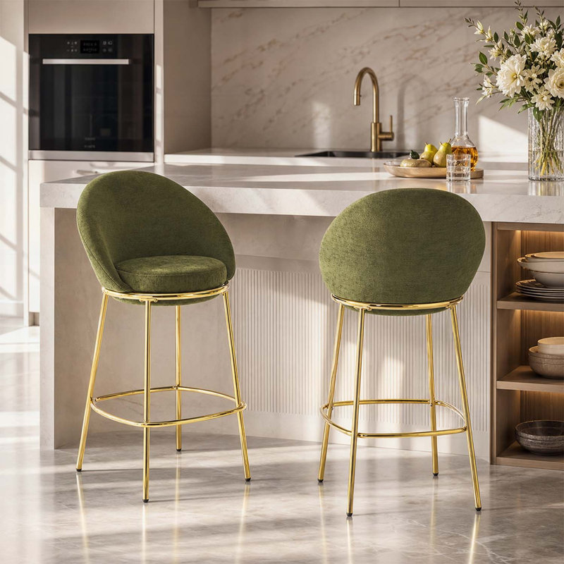 Tabouret de bar rembourré Celano