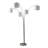 82'' Brushed Steel Tree Floor Lamp