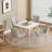 Du Cap Dining Table with Smart Top in Solid Wood Legs