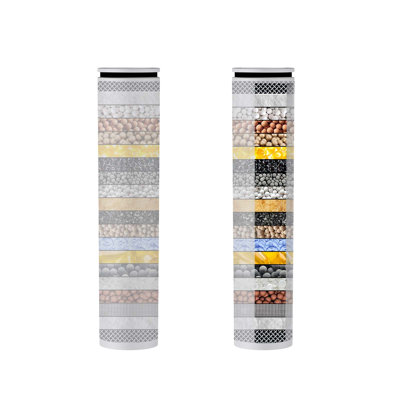 GarveeHome High Pressure Handheld Shower Head Filter – 20-Stage Filtration – 3 Cartridges Included – Removes Chlorine, Hard Water, Sediment