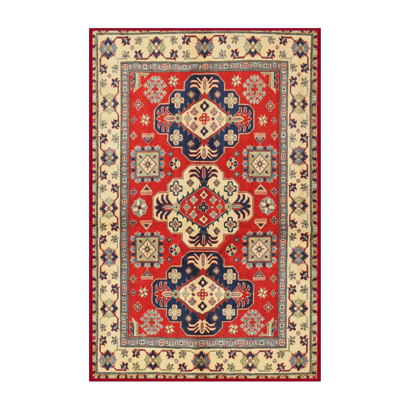 Tapis rouge à motif sud-ouest, Rectangle 4 pi x 6 pi