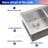 30 " L Undermount Double Bowl Stainless Steel Kitchen Sink