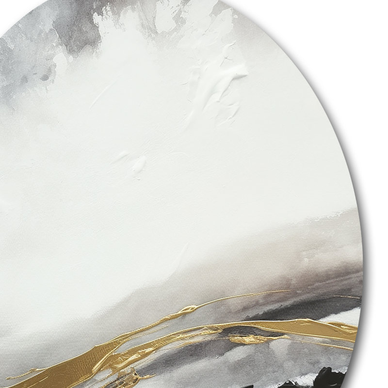 Décoration murale noire en éruption de marbre III, H 16 po x l 16 po x P 1 po