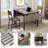 Hollenberg Extendable Metal Base Dining Table-1362267301