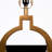 Traditional Open Circle Antiqu/Marble Table Lamp
