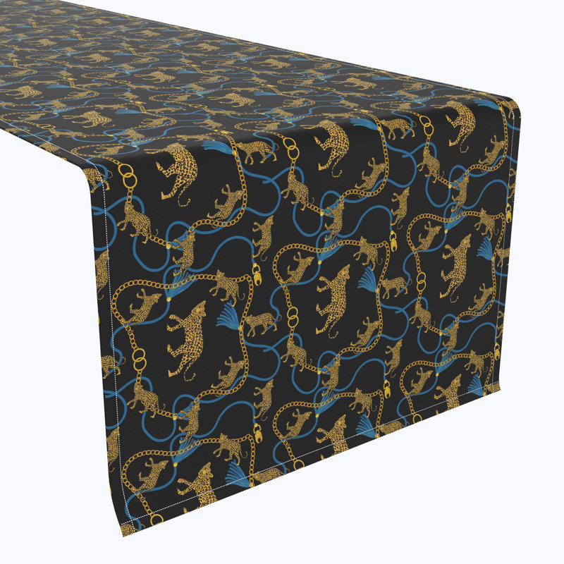 Hasim Geometric Table Runner, 108" x 14"