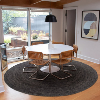 Full Moon Rug Round Jute Rug