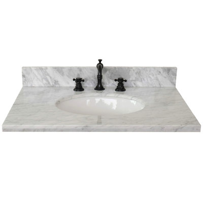 Plateau de meuble-lavabo simple 31 po