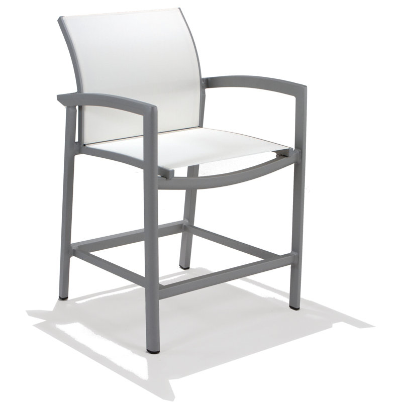 Tabouret d'extérieur en aluminium 22,5 po Whitlock