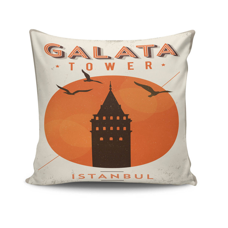 Decorative Cushion Cover, 17 x 17 Inches, 50% Cotton / 50% Polyester | Machine Washable at 104°F, Ironable, Concealed Zip Closure | Perfect for Living Room, Bedroom, and Stylish Home Décor