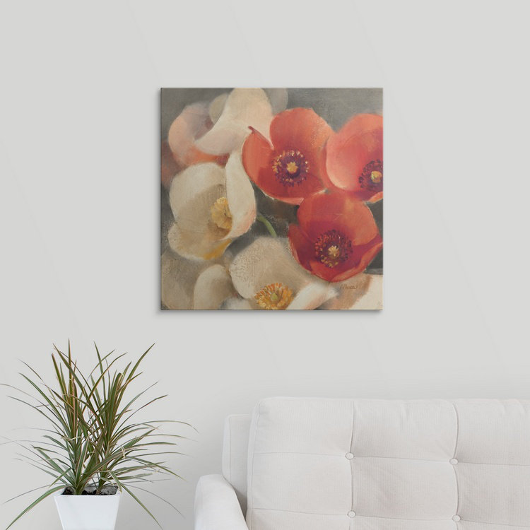 « iii »» albena hristova,, impression Poppies Bloom, H 35 po x l 35 po x P 1,5 po, Toile