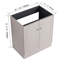 Meuble-lavabo autoportant 30 po et 2 portes d'armoire à fermeture en douceur (emballage KD) - sans le lavabo