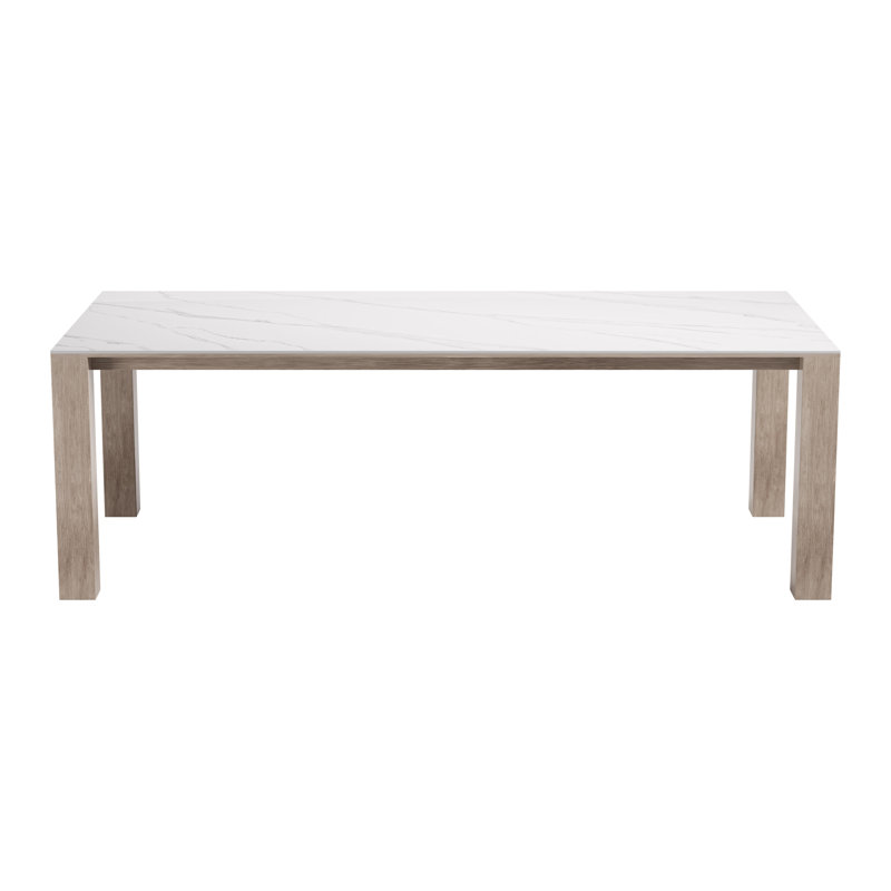 Leilani Rectangular Dining Table White