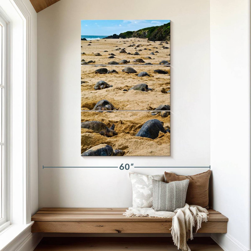 Brampt Nesting Turtles, 50" H x 32" W
