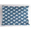 Ensemble de 2 taies décoratives petites et grandes Ambesonne 26 po x 20 po bleu ardoise et blanc Ambesonne