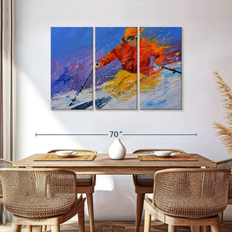 Sireci Expert Skiing, 36" H x 57" W